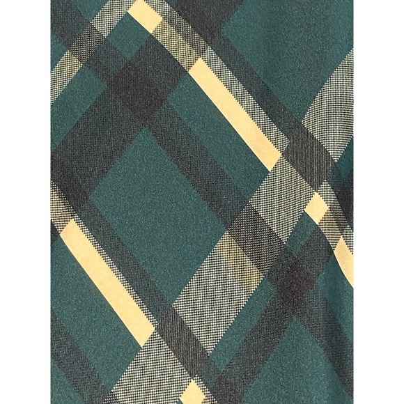 Favorite Daughter Green Plaid Bias Cut Maxi Skirt Size S Forest Green Tartan - Picture 6 of 9